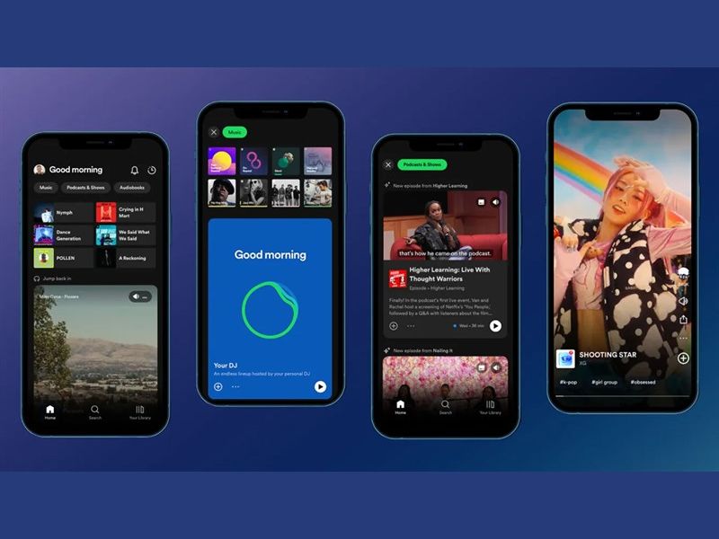 Giao diện người dùng trên Spotify Premium