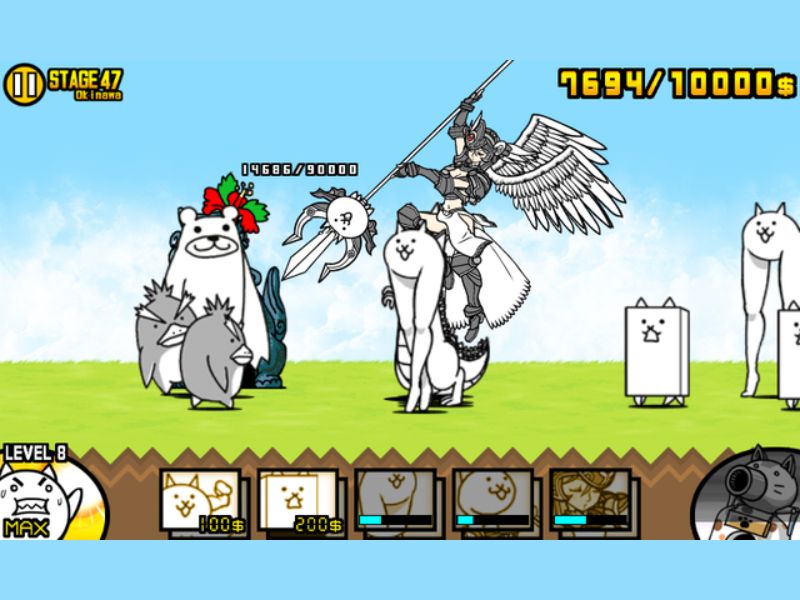 Các chế độ chơi phong phú trong The Battle Cats Hack 