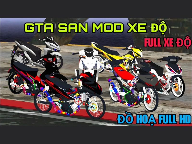 Mod xe độ trong GTA San Modpure 