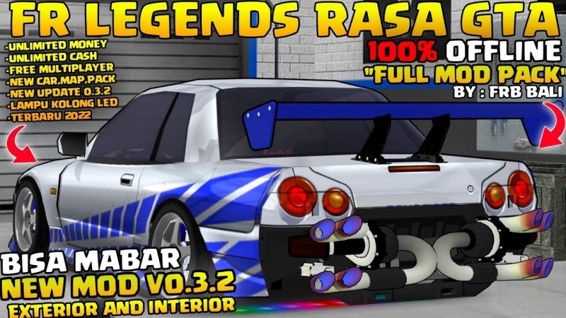 Tính Năng Nổi Bật Của FR Legends MOD