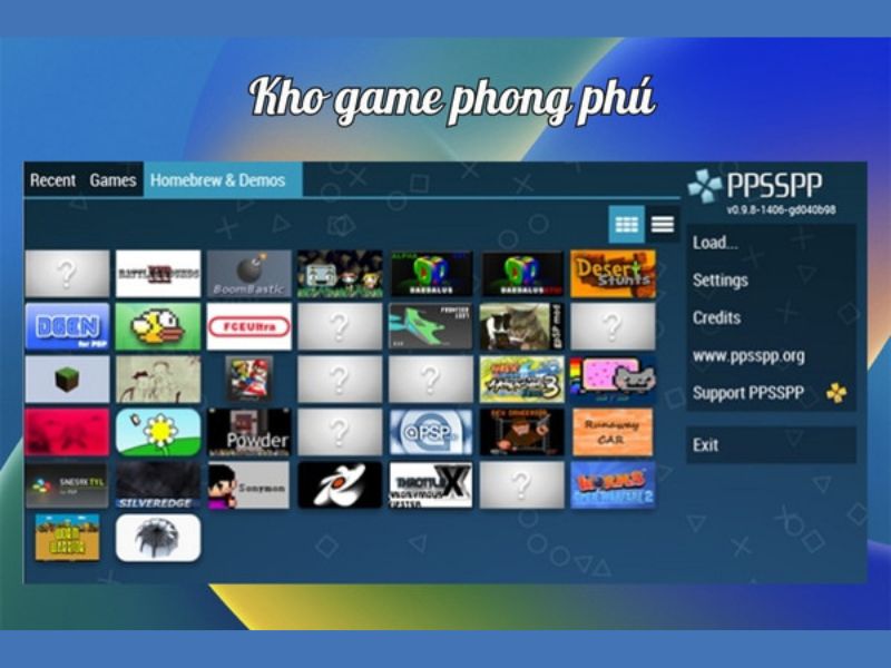 Tương Thích Với Hầu Hết Các Game PPSSPP Gold APK 