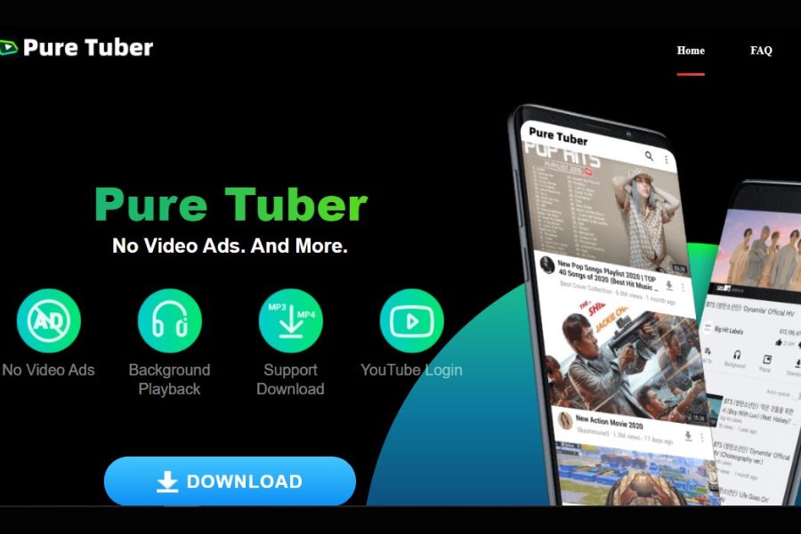 banner Pure Tuber APK 3