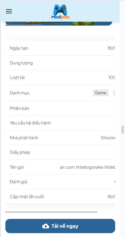 Cách Tải Và Cài Đặt Hack Little Big Snake