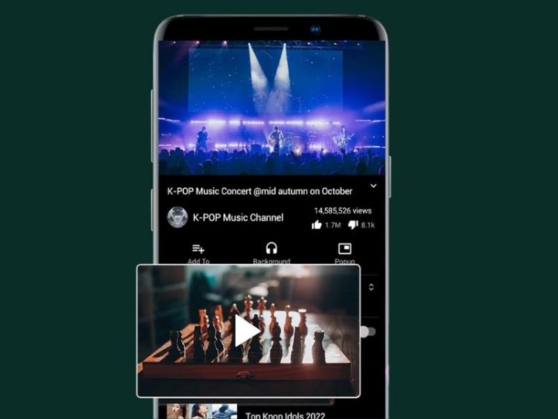 Giao diện thân thiện của Pure Tuber APK