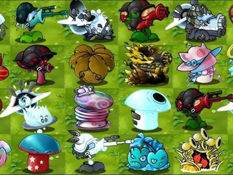 Hệ thống cây lai độc đáo của Plants Vs Zombie Fusion