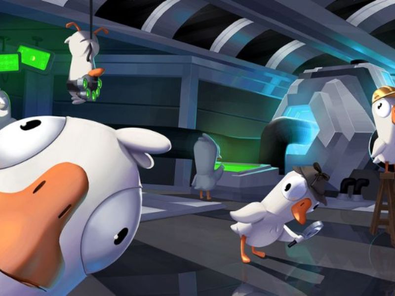 Hoàn thành nhiệm vụ trên tàu của Goose Goose Duck APK