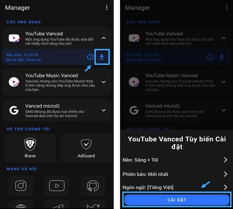 Hướng Dẫn Tải & Cài Đặt YouTube Vanced APK