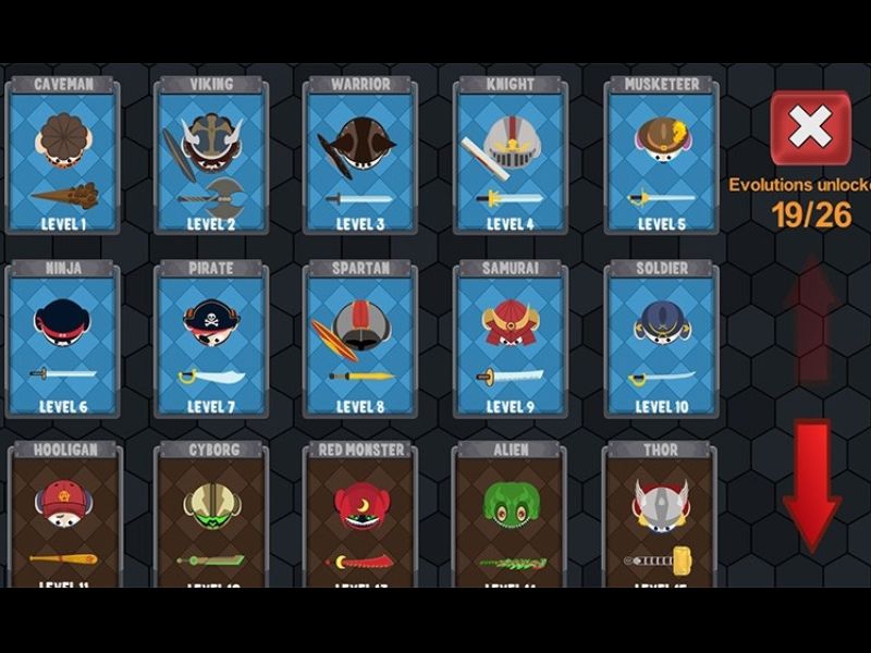 Lên Level nhanh chóng trong Evowars io Hack 