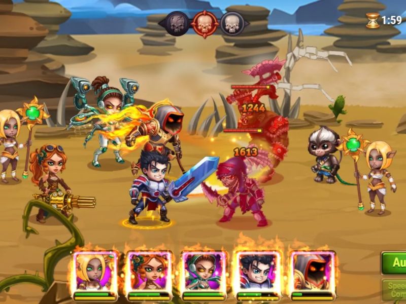 Nhiều chế độ chơi hấp dẫn trong Hero Wars Hack