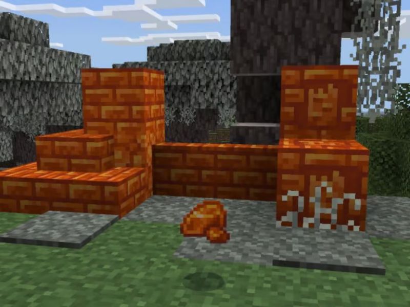 Resin là vật liệu xây dựng trong Minecraft 1.21.50 APK