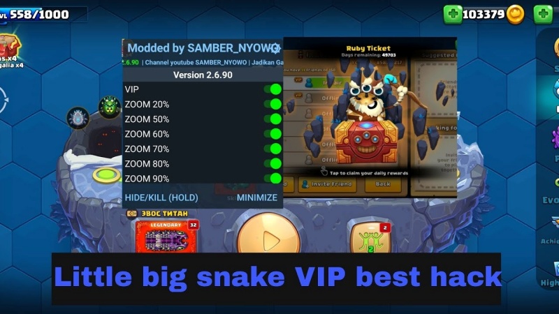Tính Năng Nổi Bật Của Little Big Snake Hack